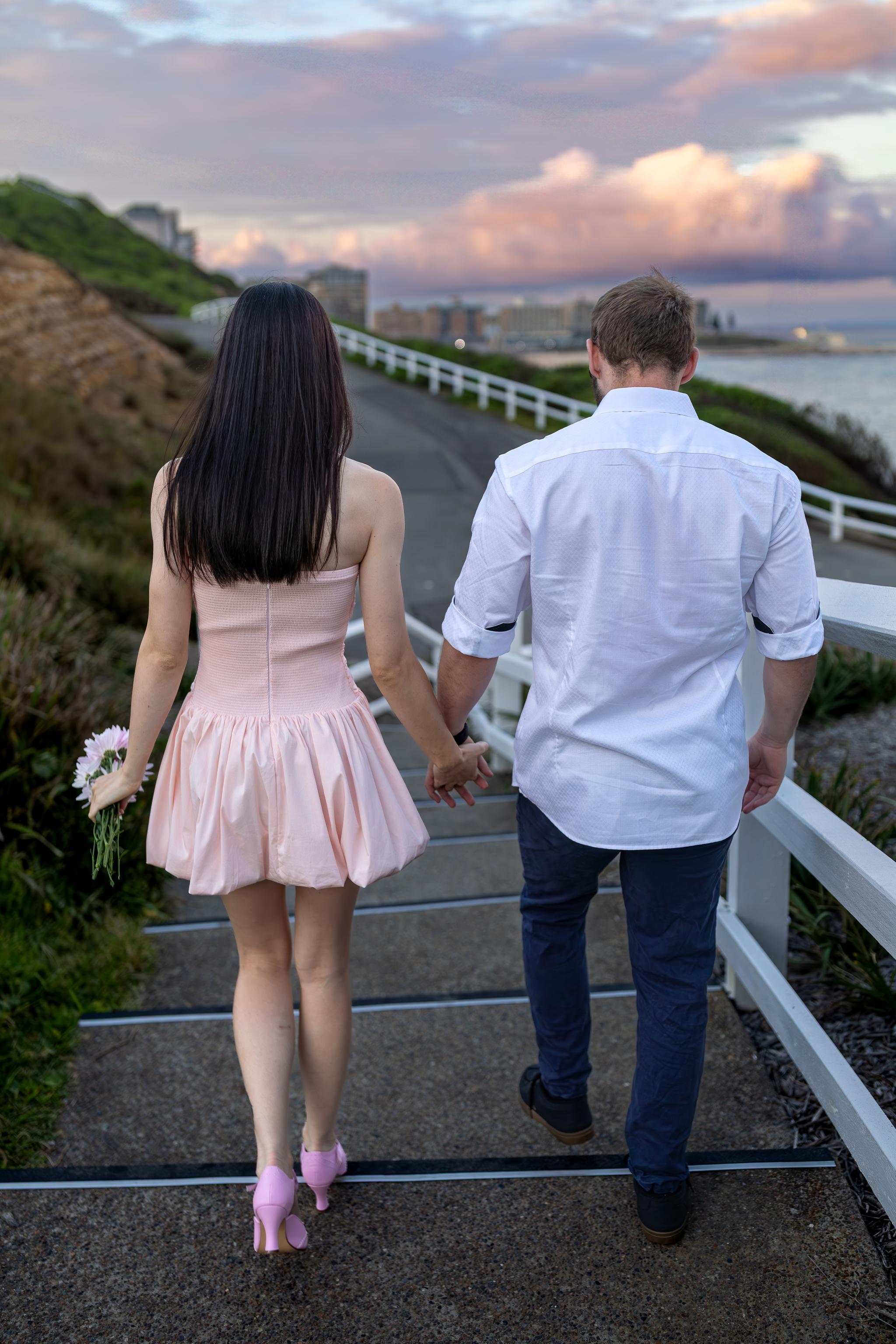 Love in Pastel Hues - A Romantic King Edward Park Garden & Waterfront Shoot